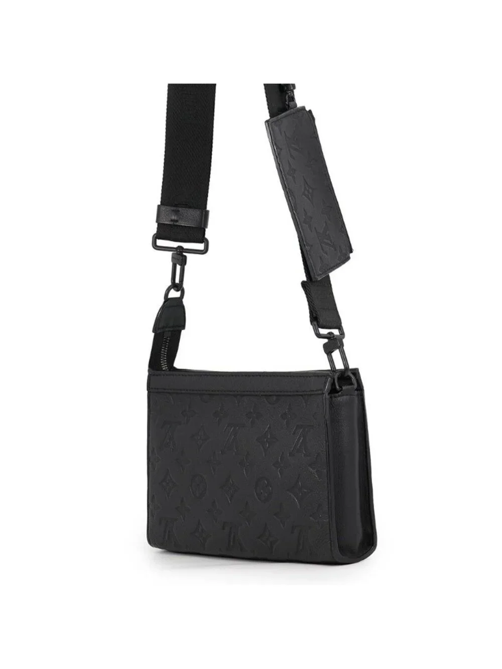 Louis Vuitton Shoulder Bag Monogram Shadow Gaston Wearable Wallet Black